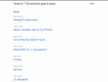 Tablet Screenshot of northisup.com